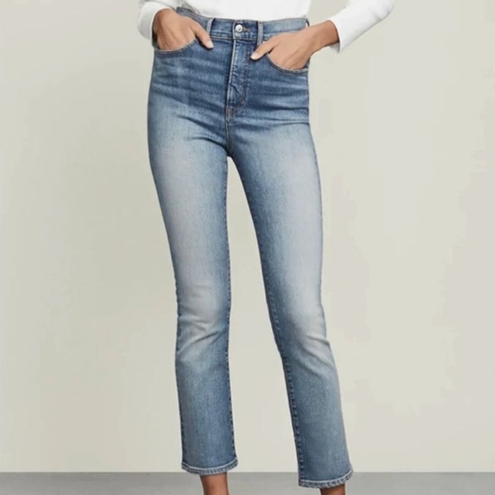 Veronica Beard NWT Carly High Rise Kick Flare Jeans Women's‎ Clearwater Size 29